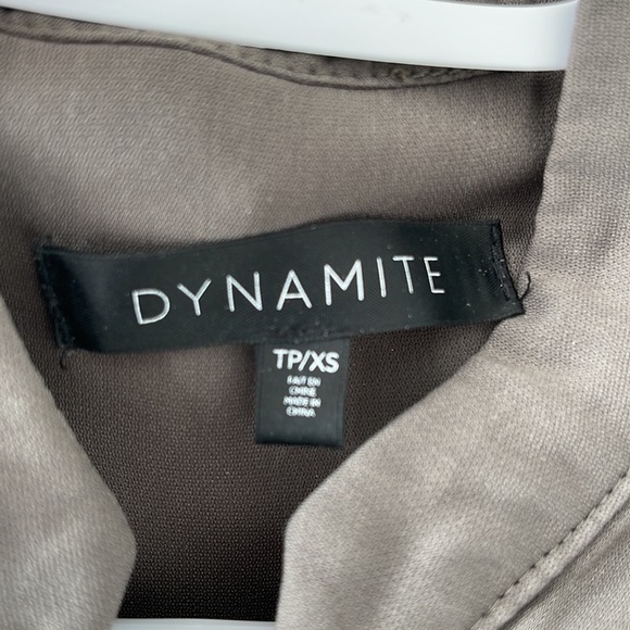 Dynamite: Olive Green Dress - Picture 4 of 6